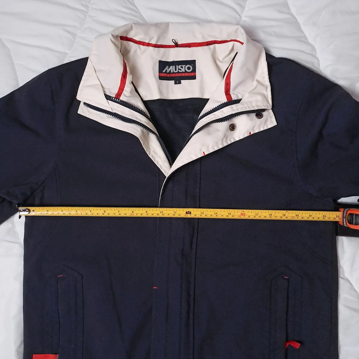 Musto Navy Windbreaker Sailing Jacket S - Image 4