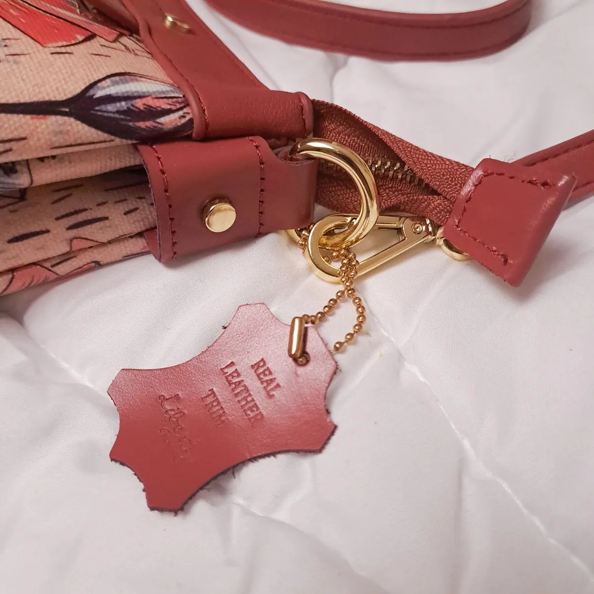 Liberty by Gionni Pink Floral Crossbody Bag - Image 2