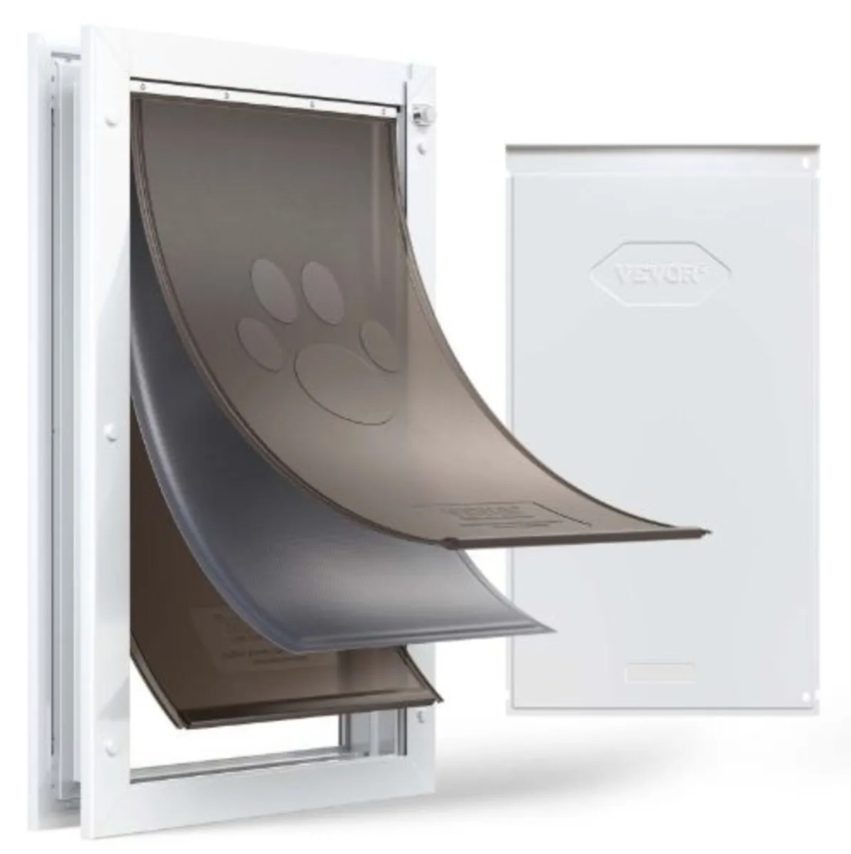 Pet Door X-Large with Three Magnetic Flaps &Metal - Image 1