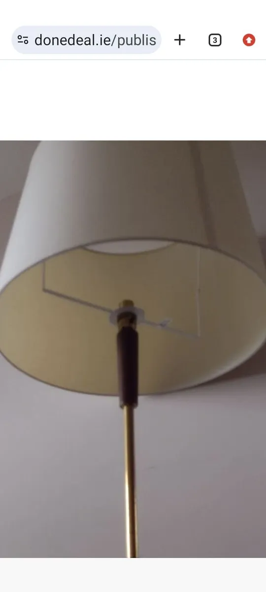 Ex large beige lamp or ceiling shade - Image 1