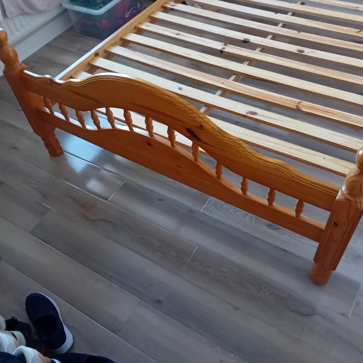 King size wooden bed frame - Image 3