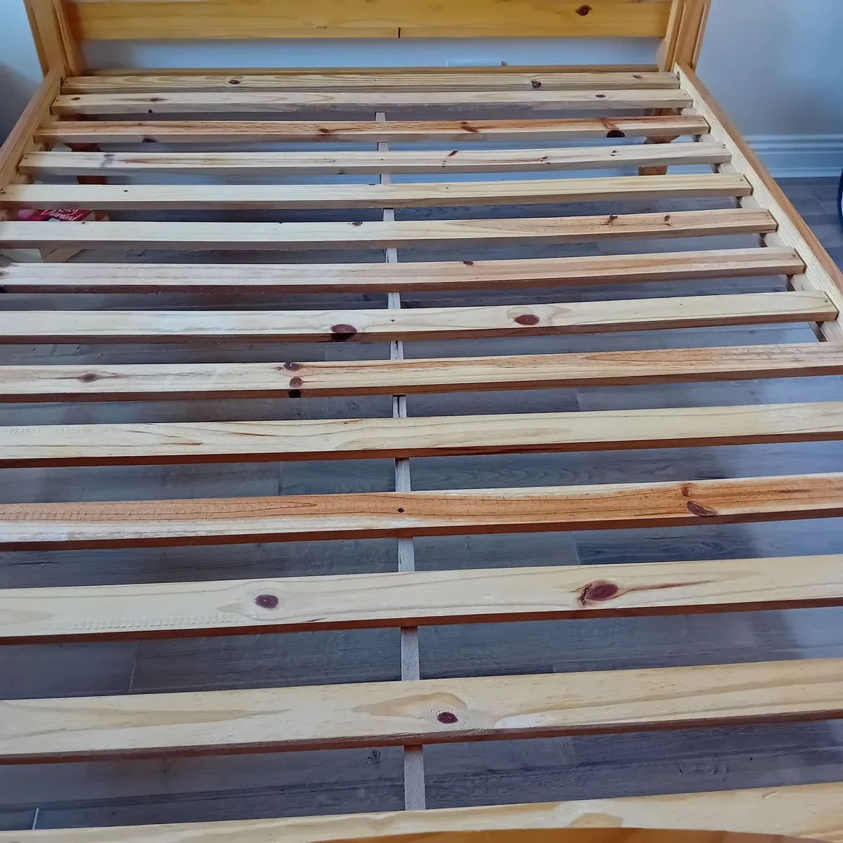 King size wooden bed frame - Image 4