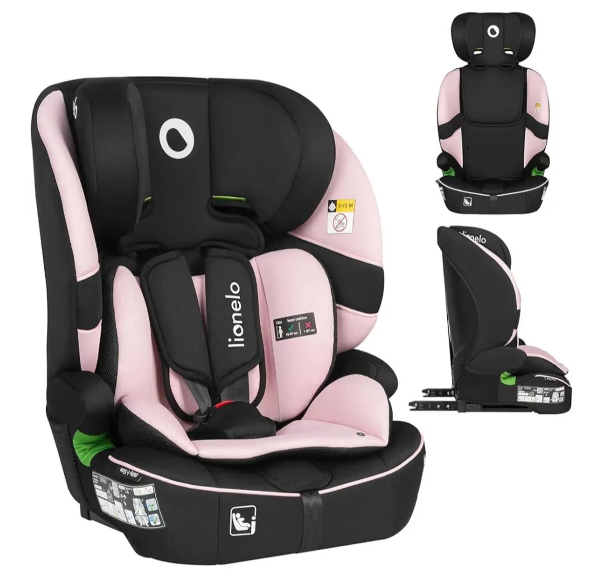 LIONELO Car Seat BILLY FIX I-SIZE Universal fit wi