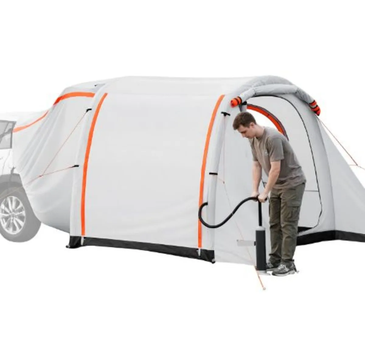 Inflatable SUV Tent with Awning, 2.44 x 2.04m - Image 1