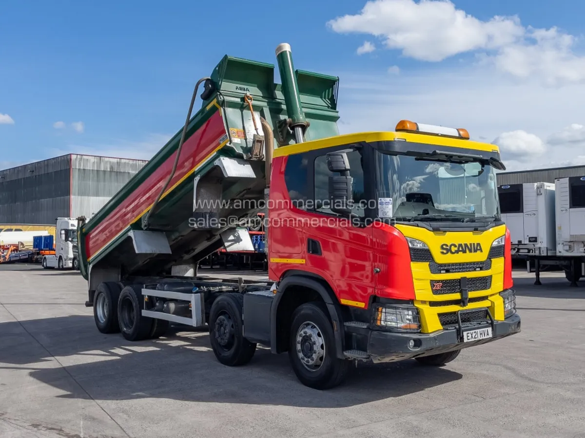 2021 (21) SCANIA G410 XT 8X4 TIPPER SLEEPER CAB - Image 1