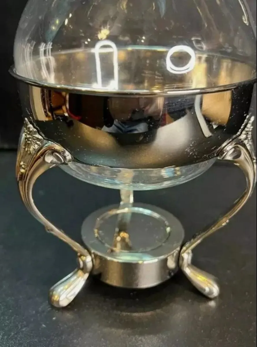 Vintage  Coffee/Wine Carafe with Warmer - Image 2