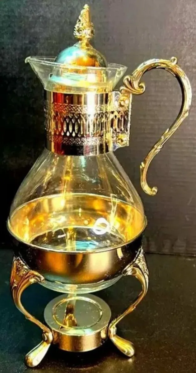 Vintage  Coffee/Wine Carafe with Warmer - Image 3