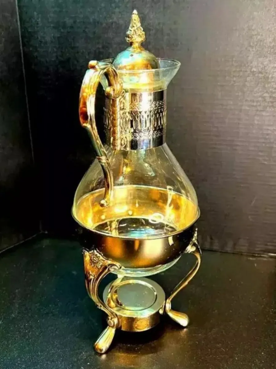Vintage  Coffee/Wine Carafe with Warmer - Image 1