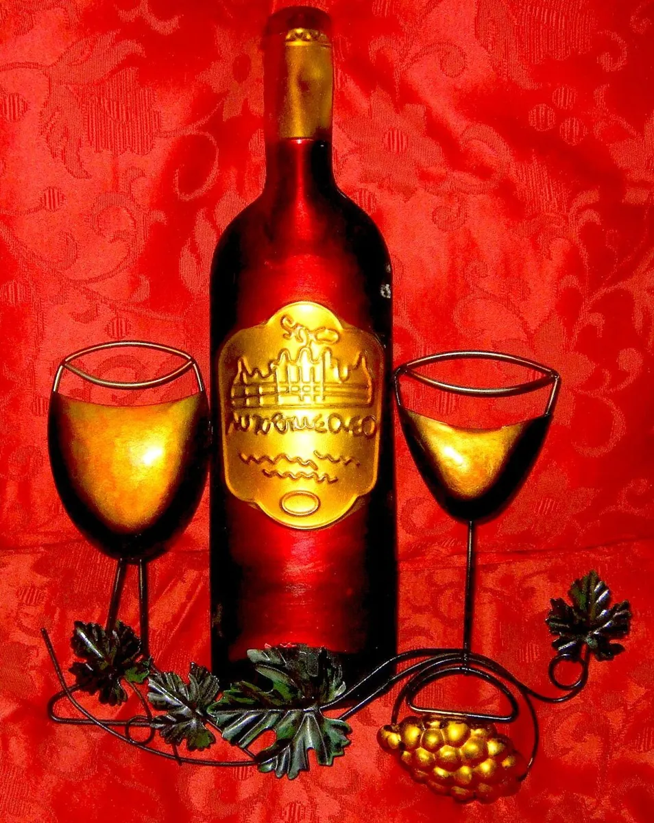 Vintage Metal Wall Art - Image 1