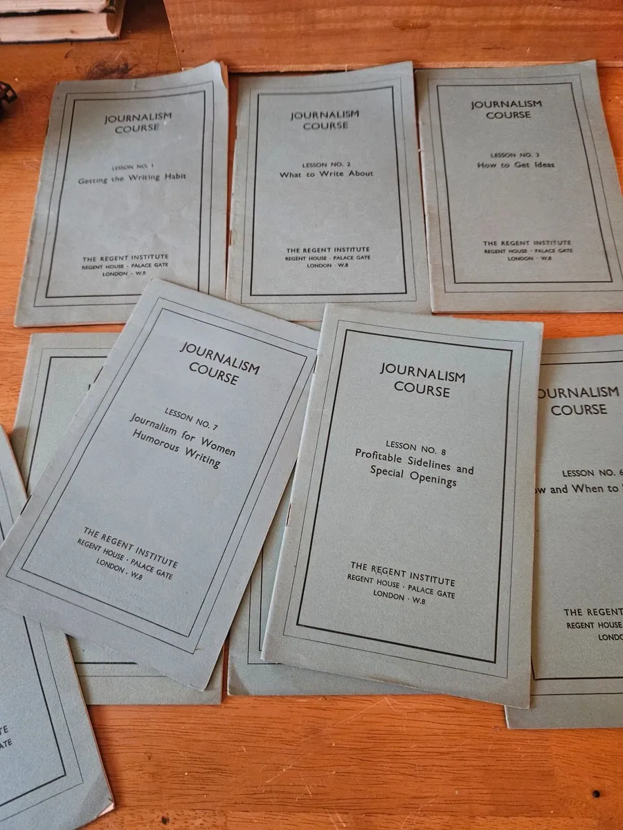 Vintage Journalism Course Books - Image 1