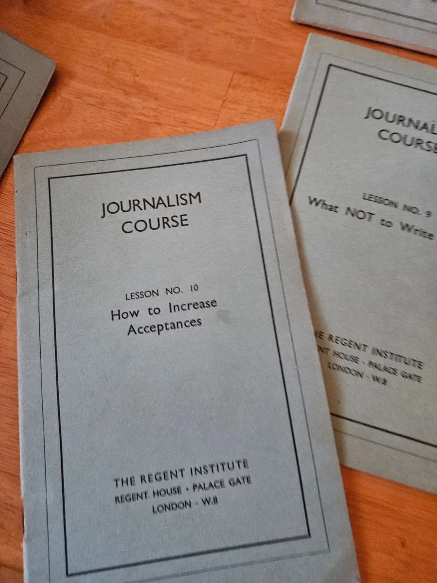 Vintage Journalism Course Books - Image 3