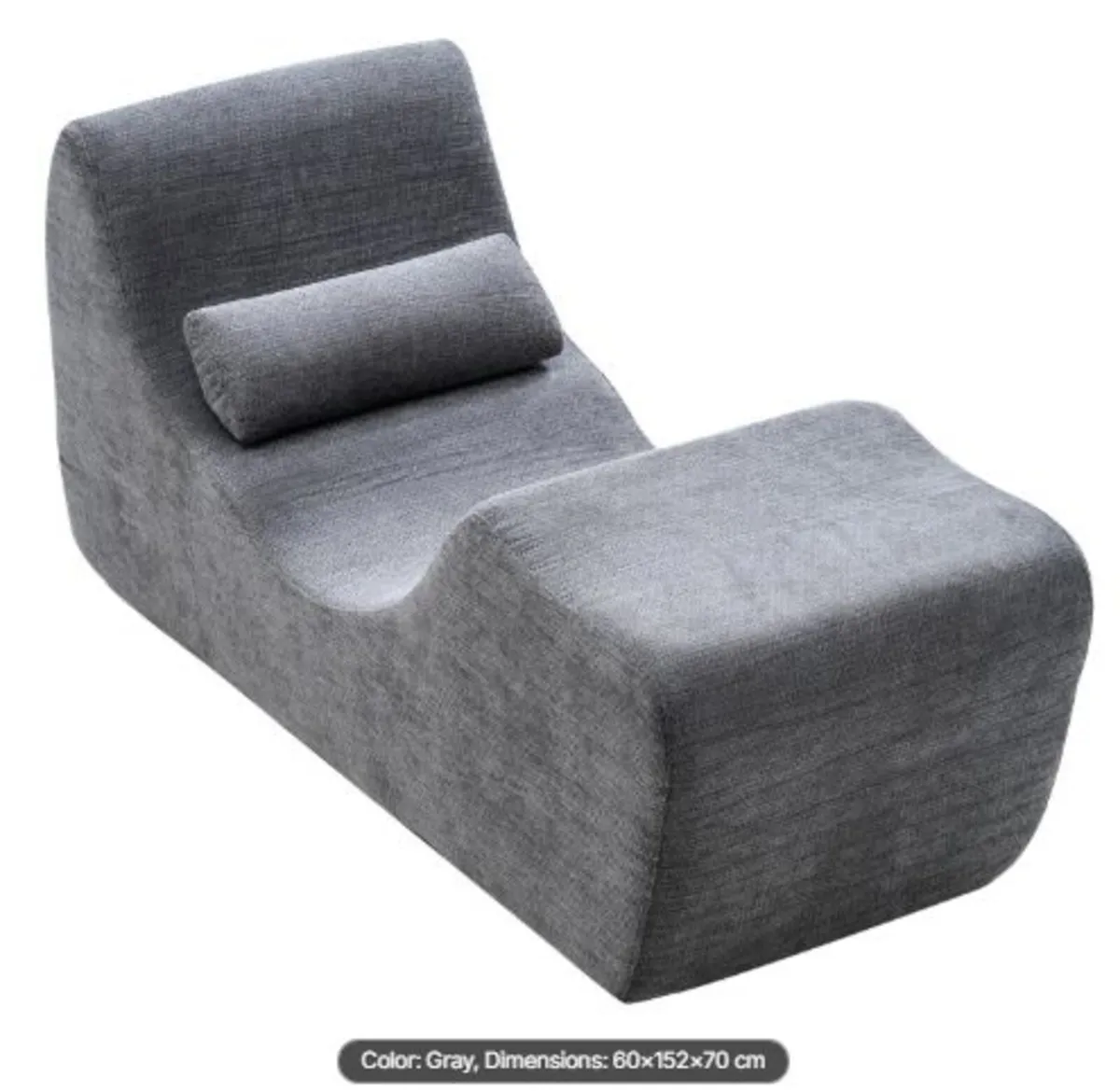 Yoga Chair Chaise, Ergonomic Chaise Lounge Chair - Image 1