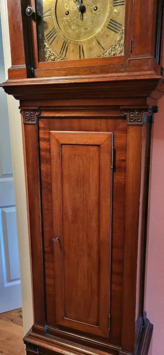 Mahogany longcase regulator clock - Image 4