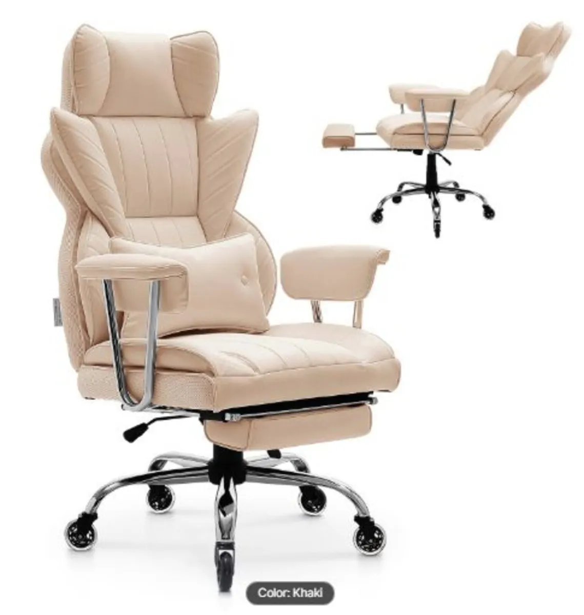Executive Office Chair, High Back Chair,  Footrest - Image 1