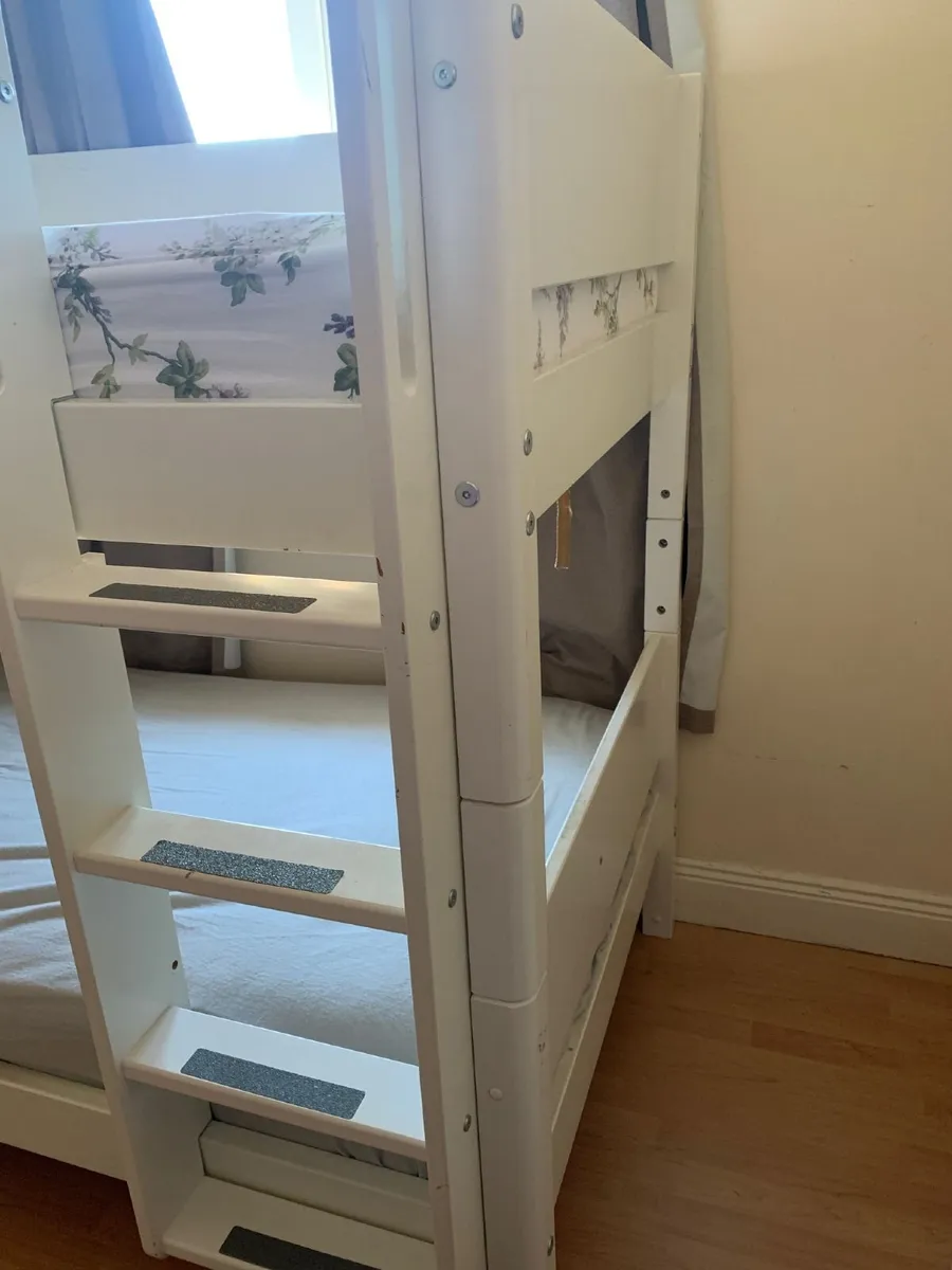 Flexa Bunk Bed– White (Includes 1 FREE Mattress) - Image 4