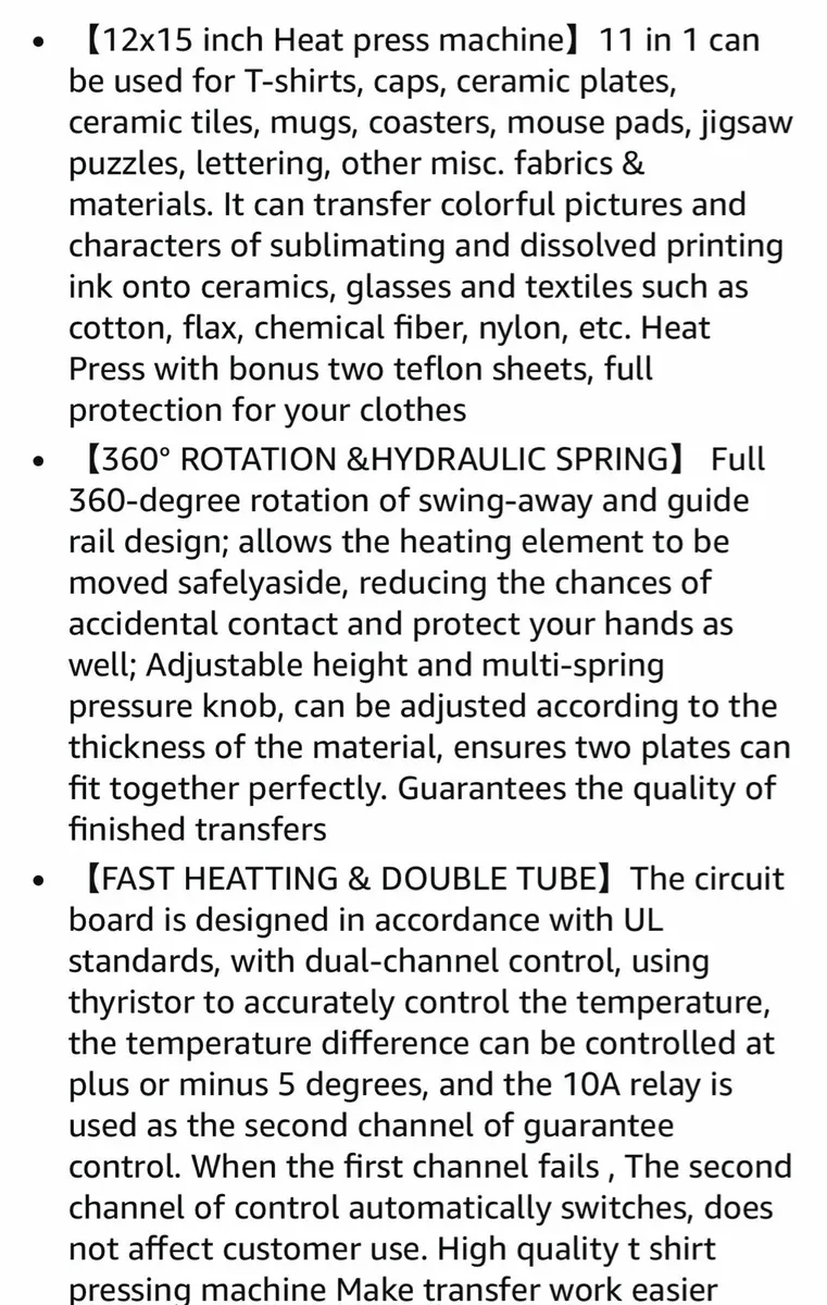 Heat press 11 in 1 - Image 2