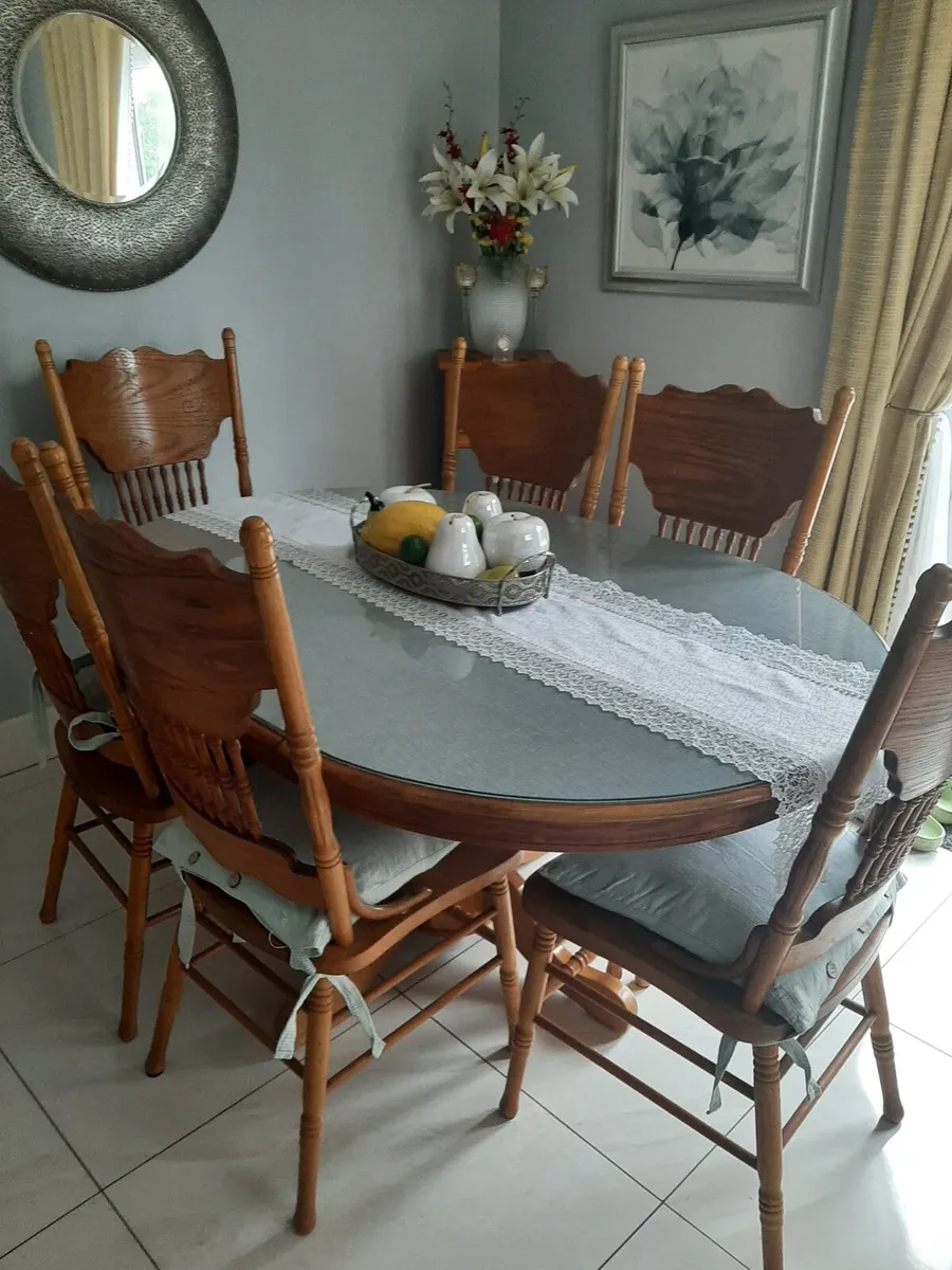 Table with six chairs