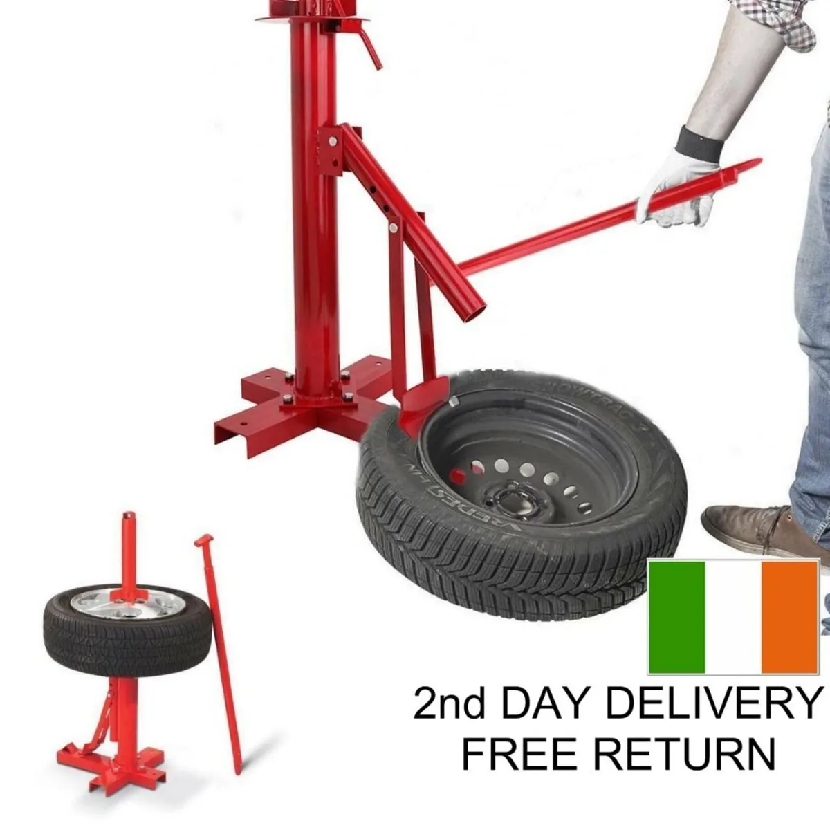 Heavy Duty Manual Tire Changer Car Truck Tool - Image 1