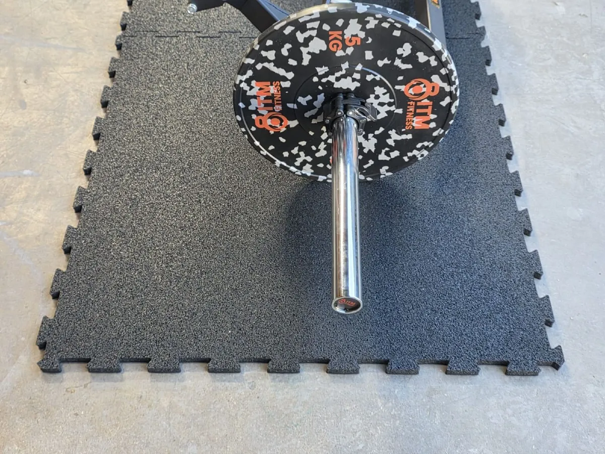 Heavy Duty Interlocking Gym Floor Tiles – 2cm Thic - Image 2