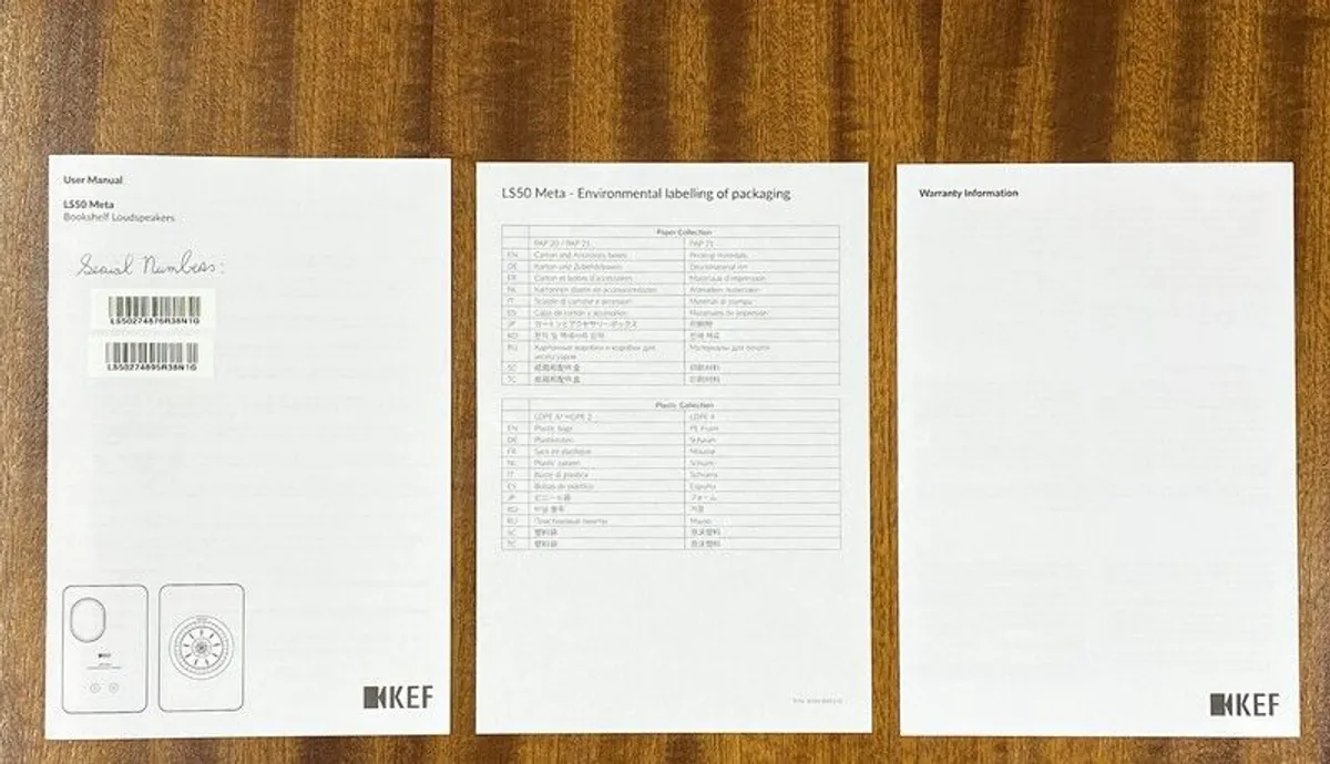 KEF LS50 Meta Speakers (Mint Condition) - Image 4