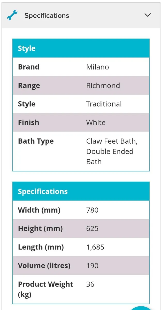 Milano Richmond Bath - Image 3