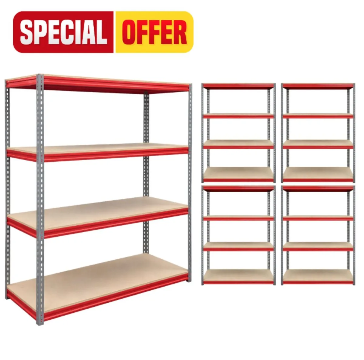 5x bays of boltless flatpack longspan - Image 1