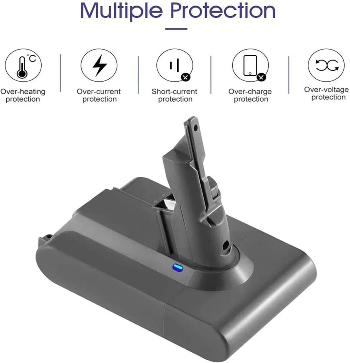 Dyson V6 Battery 21.6V 6Ah Replacement Pack - Image 3
