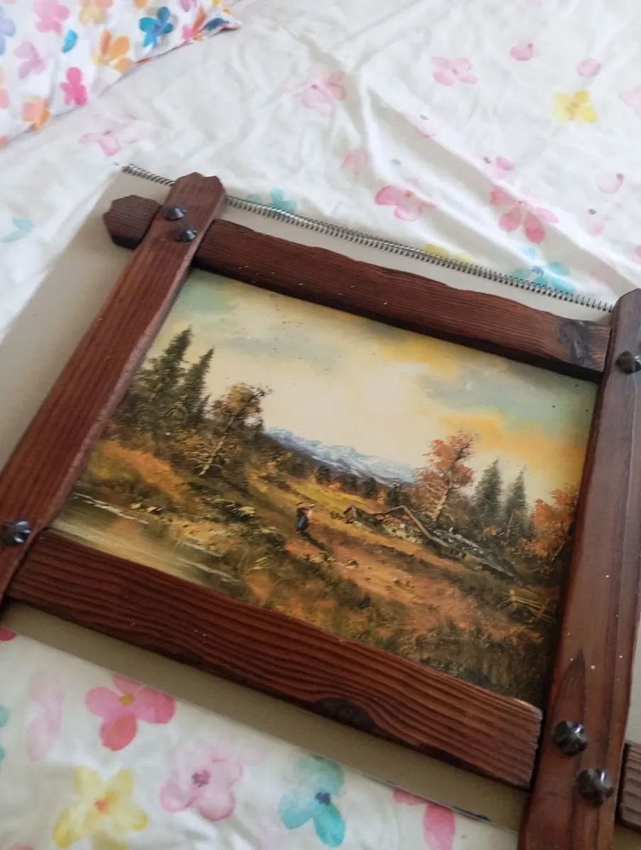 Wooden framed picture - Image 2