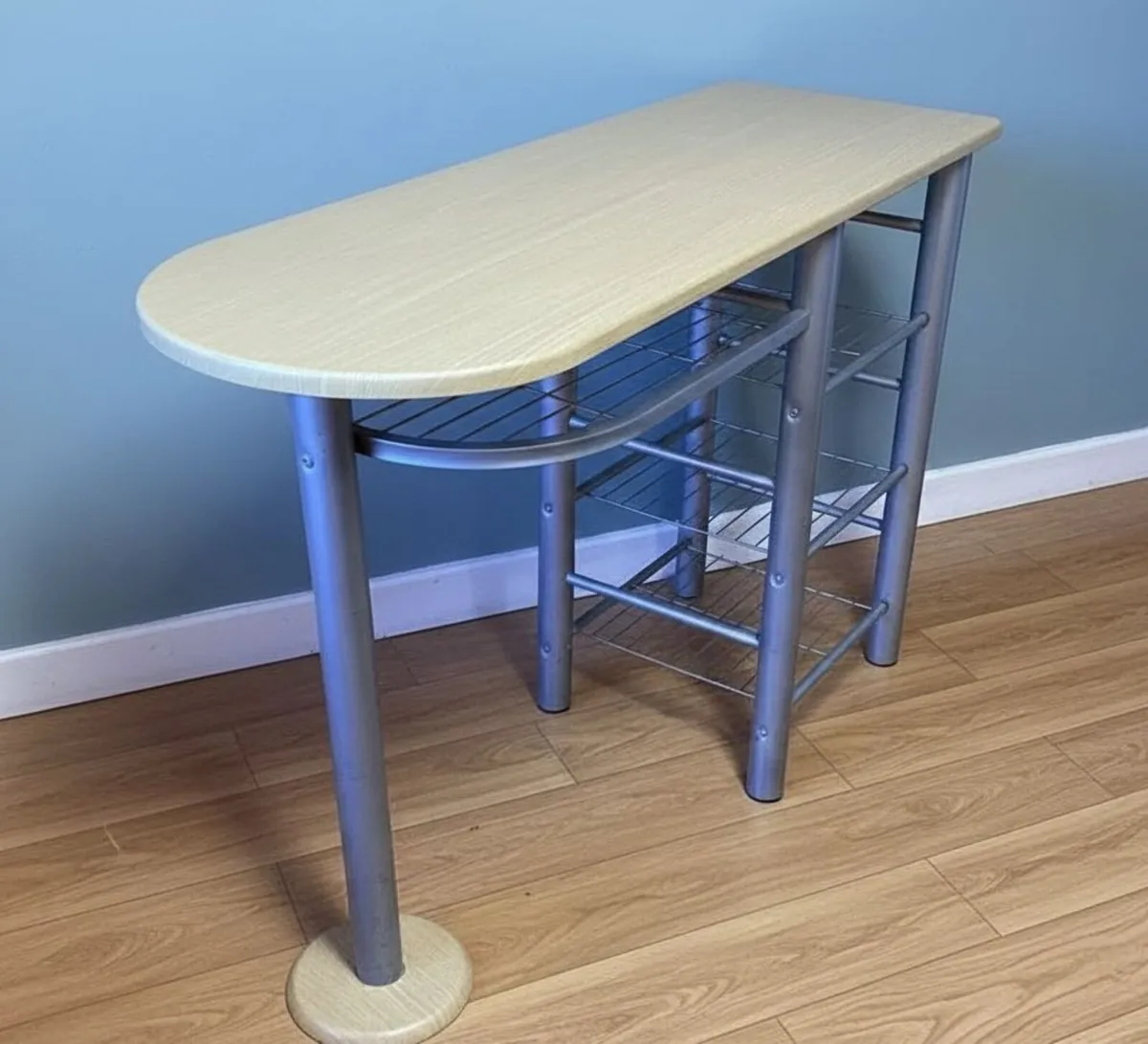 Slim Space-Saving Table with Built-In Storage - Image 1