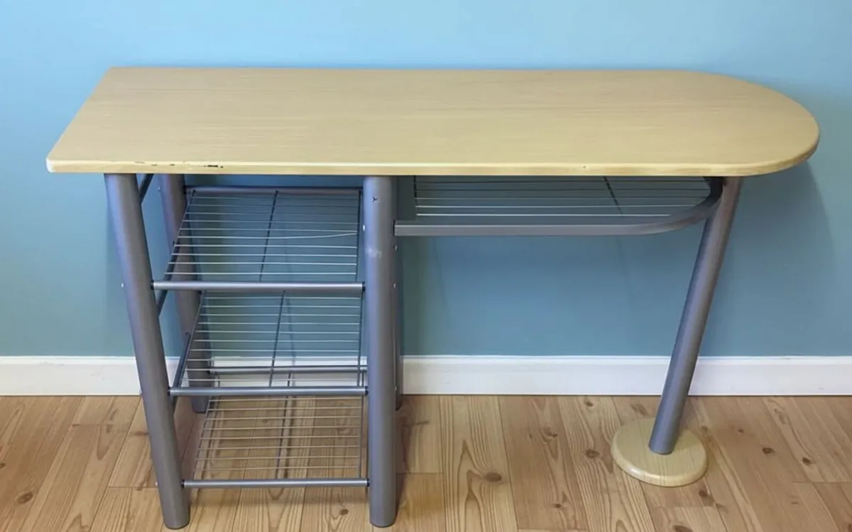 Slim Space-Saving Table with Built-In Storage - Image 4