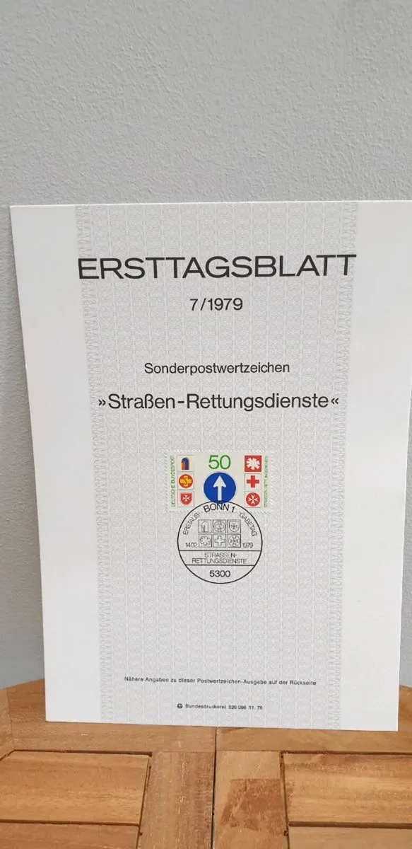 German Ersttagblatt 1979 - Image 4