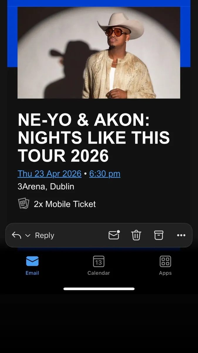 Akon tickets for 23rd April Thursday night - Image 2