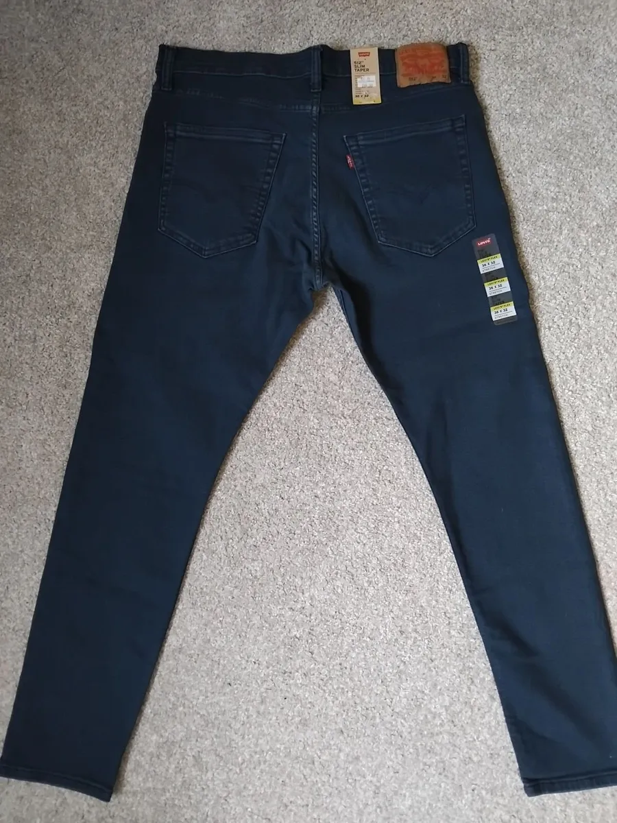 New 512 Slim Taper Levis Jeans - 36 W, 30L - Image 4