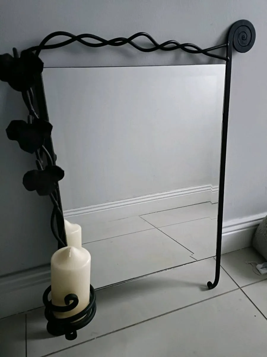 Wrought Iron Mirror - Image 1