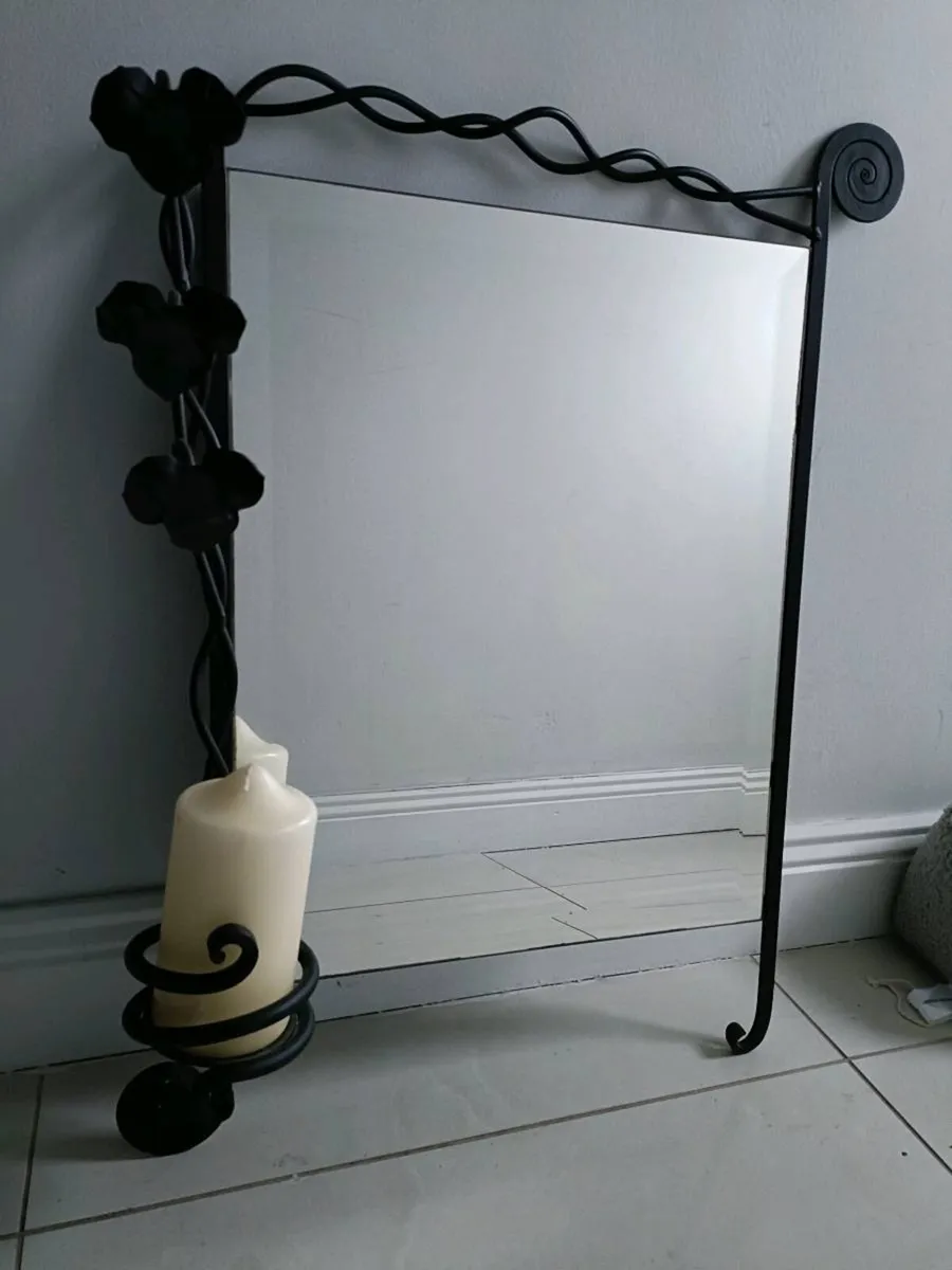 Wrought Iron Mirror - Image 2