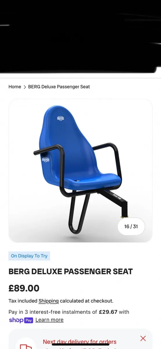 Gokart passenger seat - Image 3