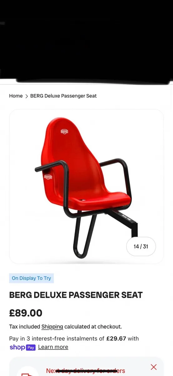 Gokart passenger seat - Image 4