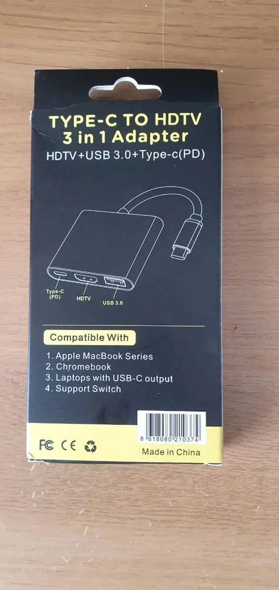 3 in 1 Adapters.  Type C Connection