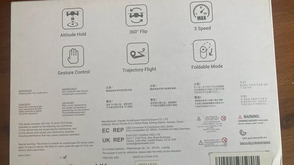 Deerc D20 mini drone - Image 2