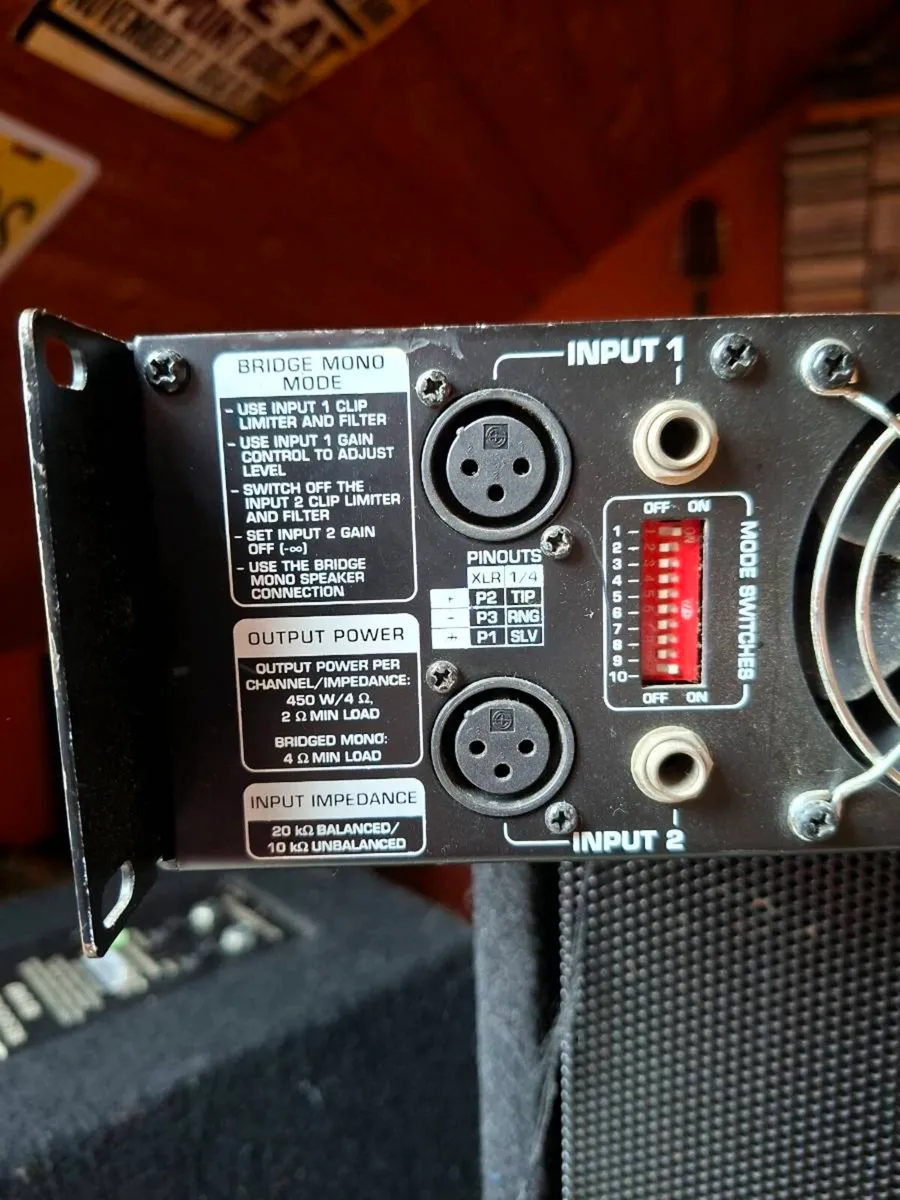 Behringer power amp - Image 3
