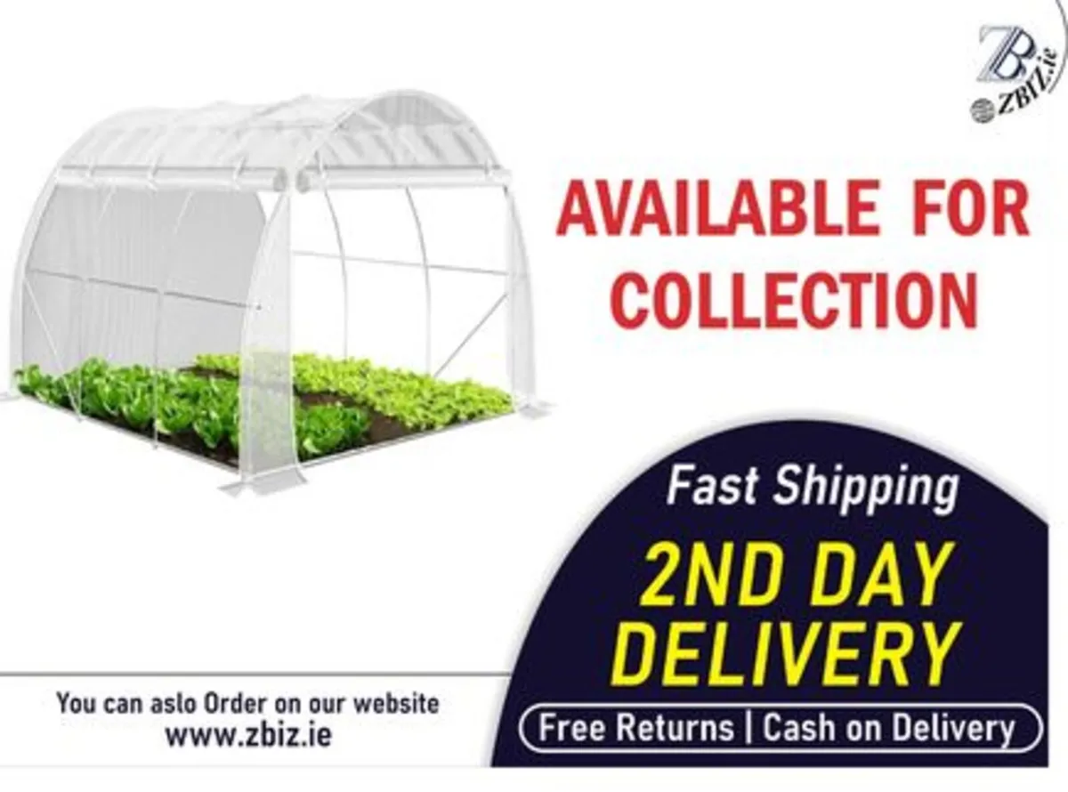 Garden Greenhouse Walk-In 3x2x2m 6m² Grow House - Image 1
