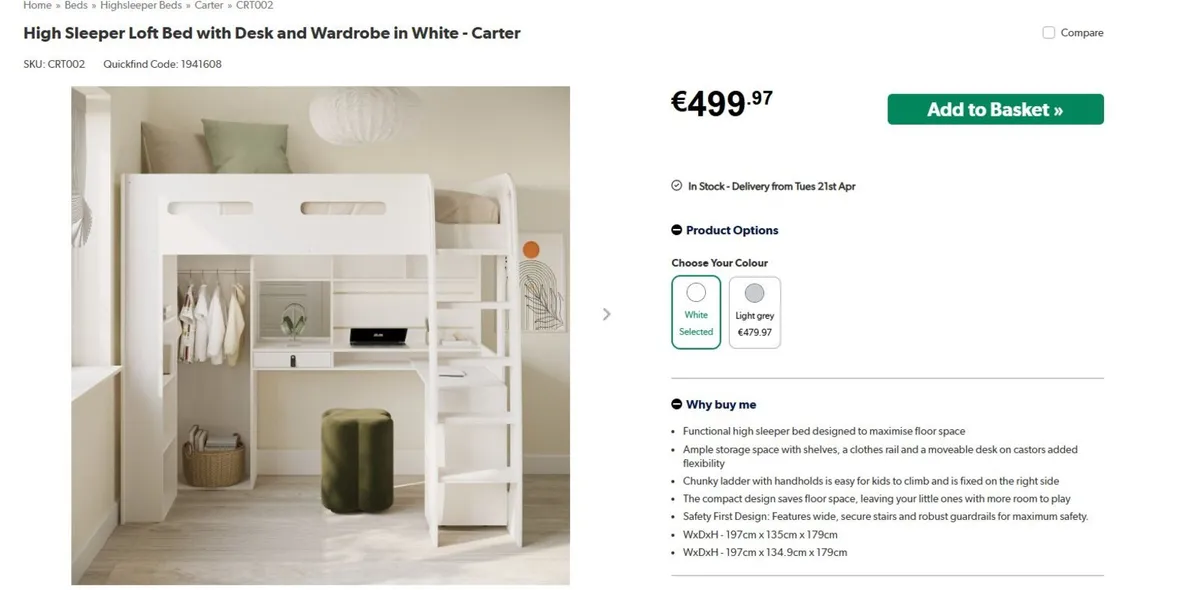 Bunk Bed - Loft Sleeper Bed - Image 2