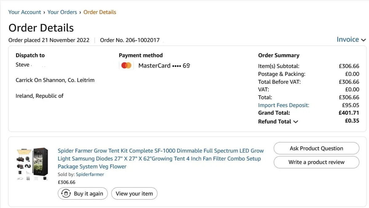 Grow Tent. Spider Farmer Complete Plug 'n Plant. - Image 1