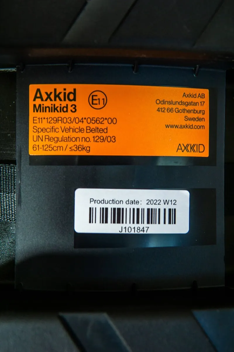 Axkid Minikid 3 Rear Facing Car Seat - Image 2