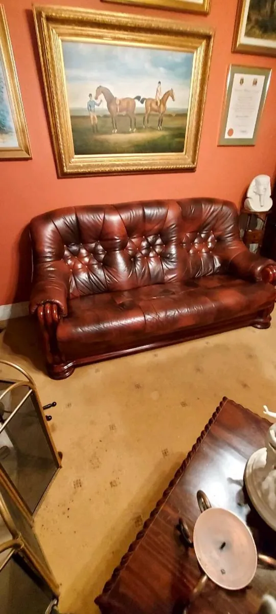Top quality leather Suite - Image 1