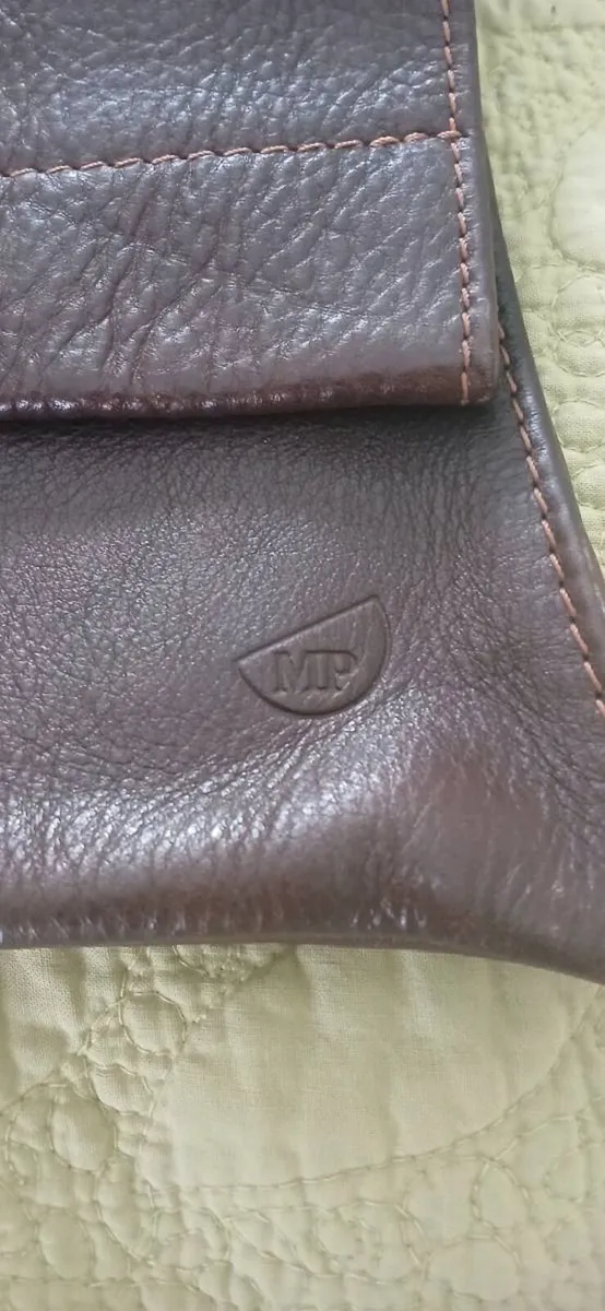 Brown Leather Handmade Shoulder Bag - Image 3