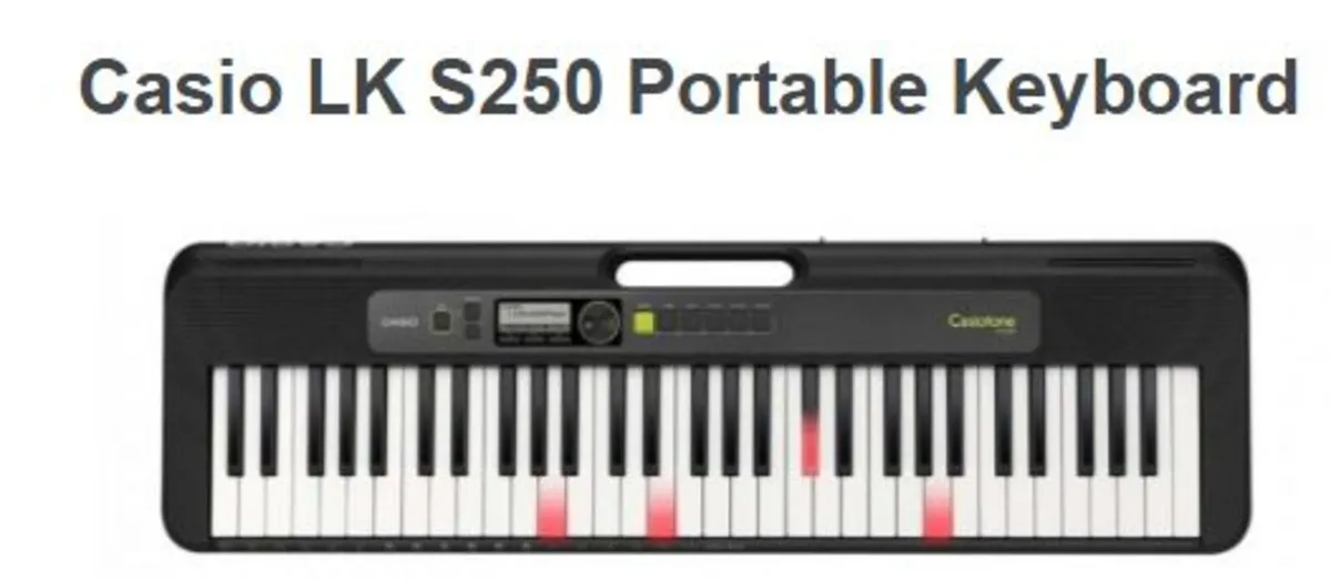 Casiotone LK-S250 Electric music keyboard - Image 1