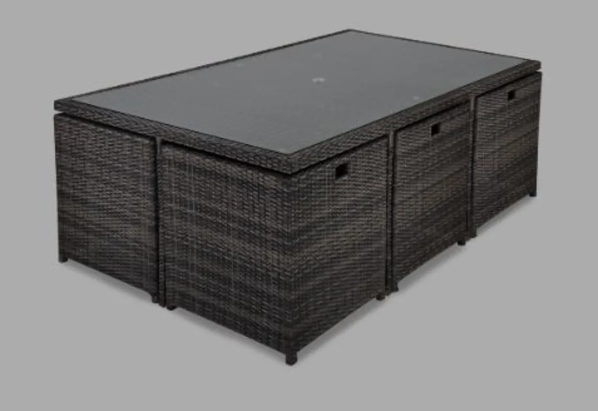 Rattan Cube Patio Suite - 10 Seater - Image 1