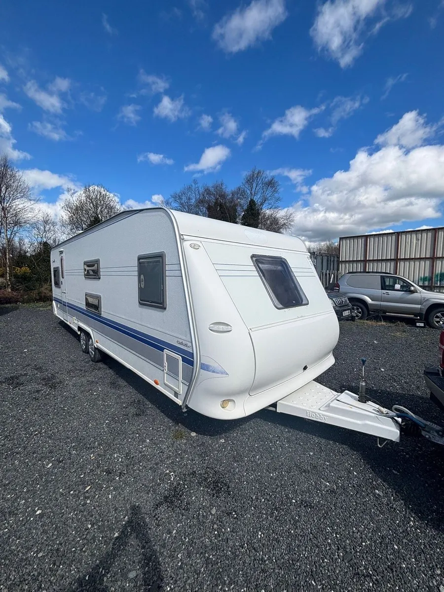 Hobby 720 7 Berth RARE Caravan For Sale - Image 1