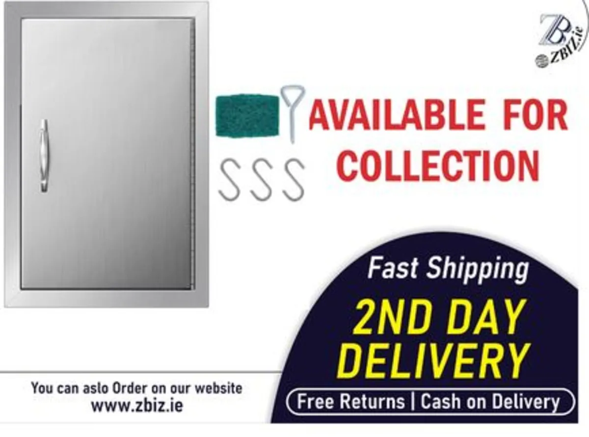 Barbecue Access Door Stainless Steel for Kitchen - Image 1